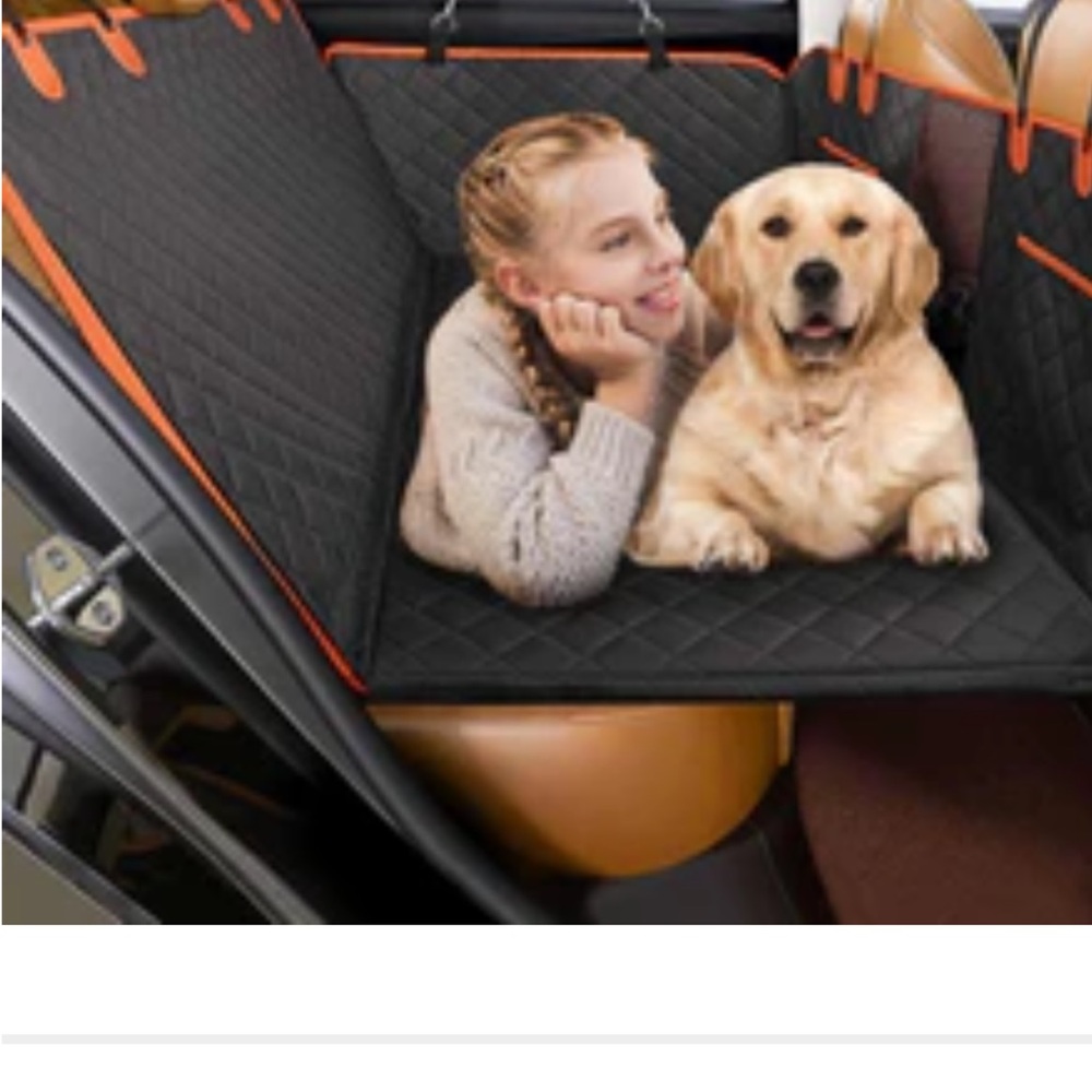 Hard bottom dog seat cover